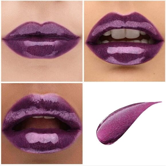 HAUS LABORATORIES by Lady Gaga: LE RIOT LIP GLOSS, Violet Disco (Set of 3) New - Picture 11 of 11